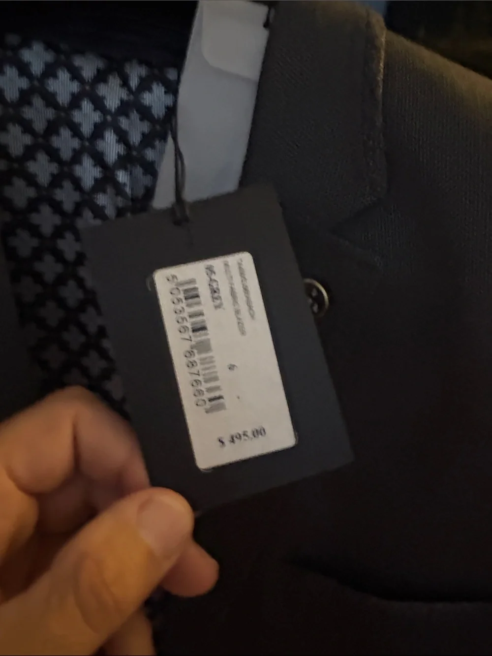 Ted Baker Dark Charcoal Single-Breasted Sport Coat